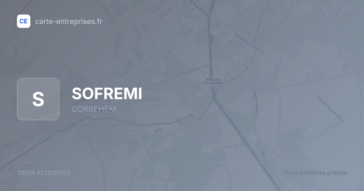 SOFREMI — 423635622 — fiche entreprise