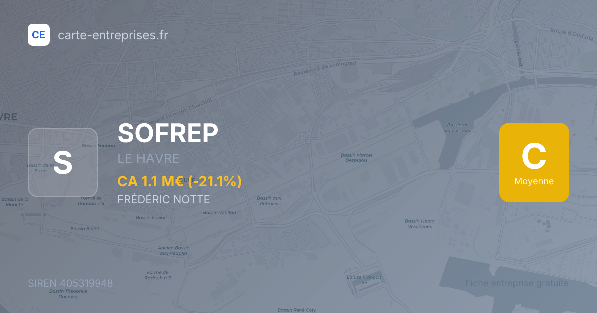 SOFREP — 405319948 — fiche entreprise