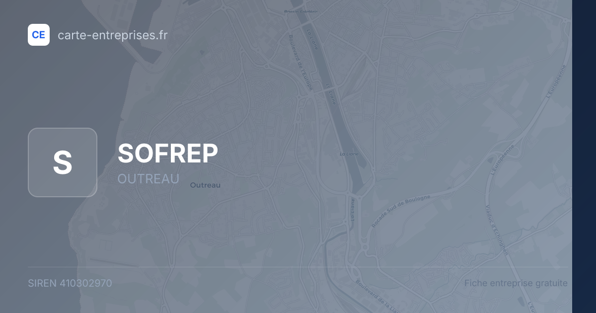 SOFREP — 410302970 — fiche entreprise