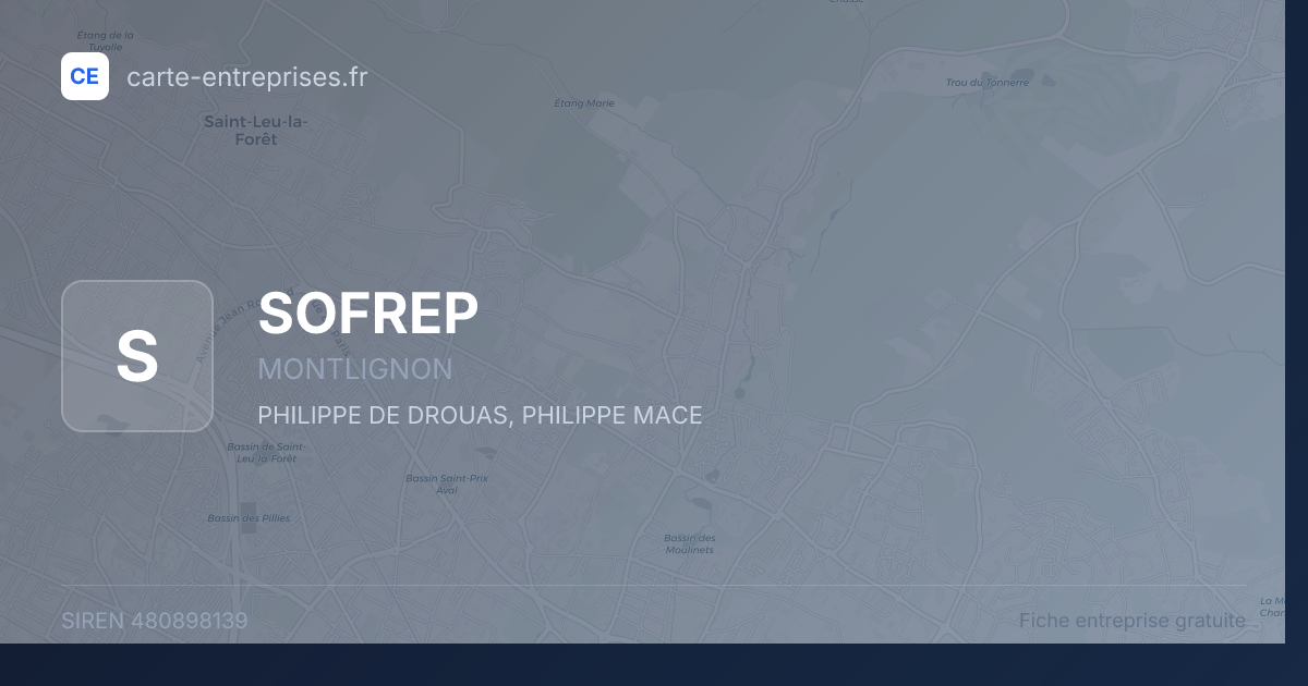 SOFREP — 480898139 — fiche entreprise