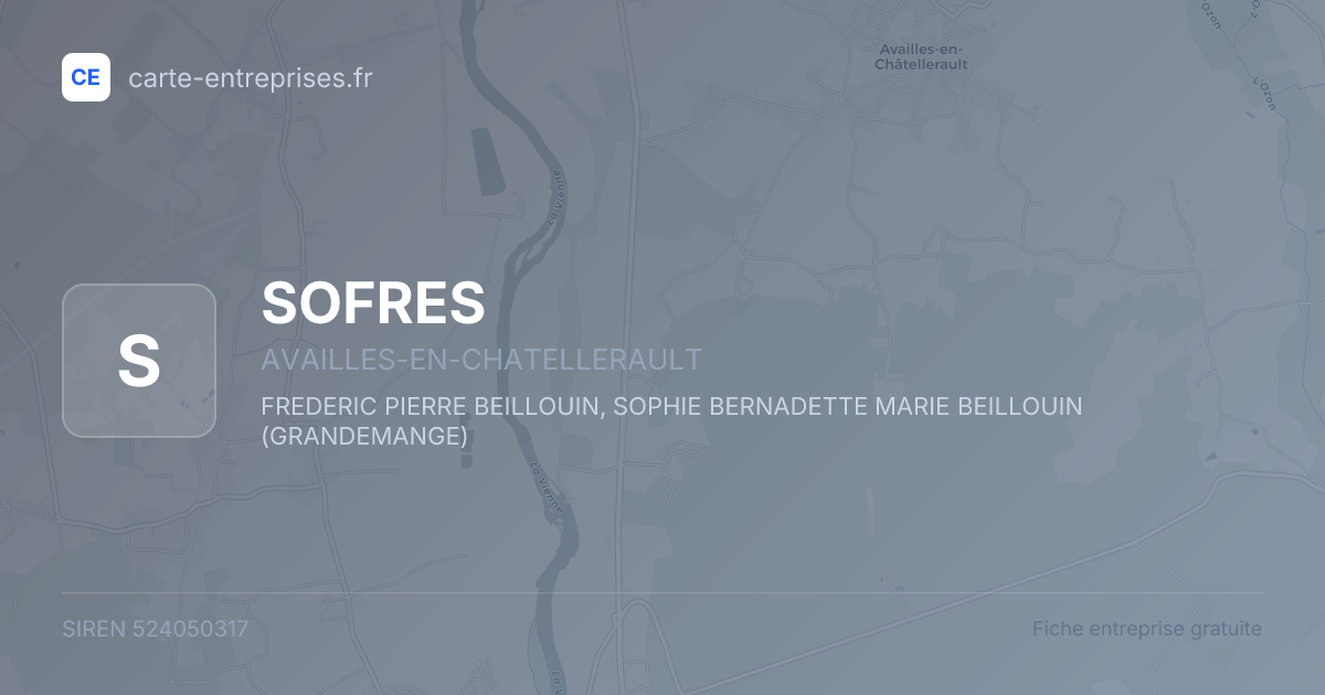 SOFRES — 524050317 — fiche entreprise