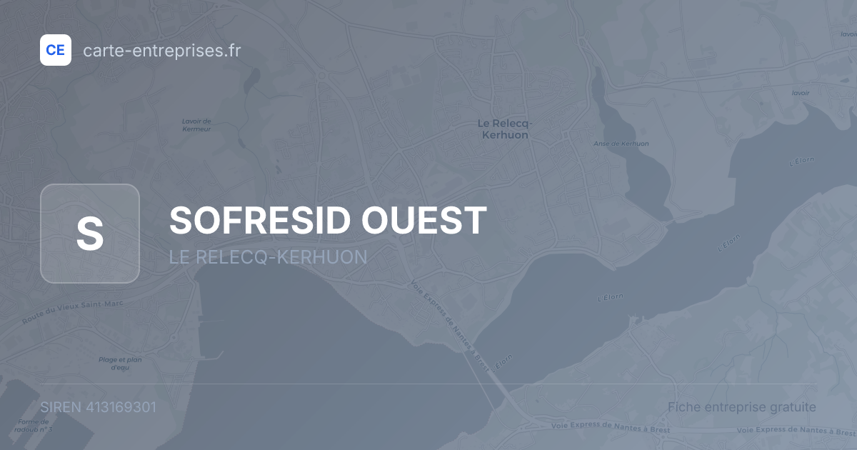 SOFRESID OUEST — 413169301 — fiche entreprise