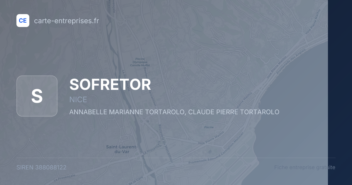 SOFRETOR — 388088122 — fiche entreprise