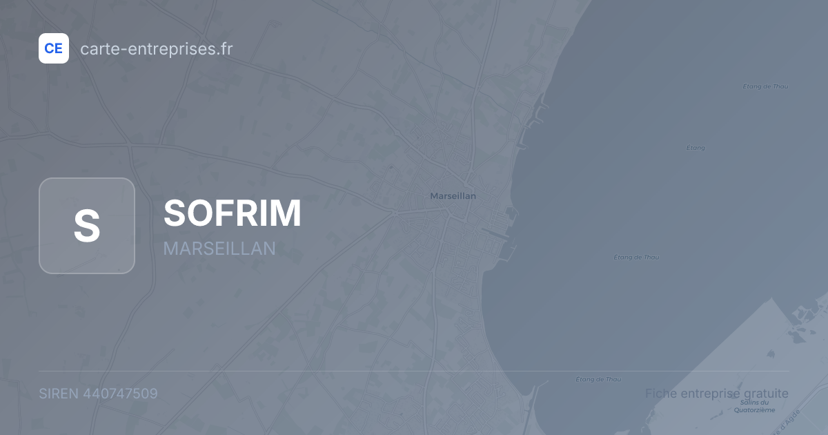 SOFRIM — 440747509 — fiche entreprise
