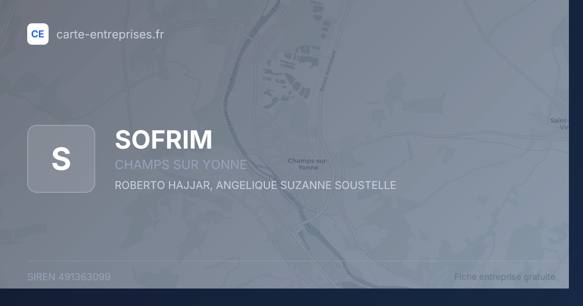 SOFRIM — 491363099 — fiche entreprise