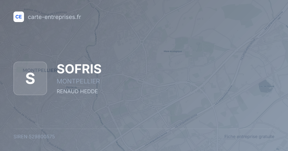 SOFRIS — 529800575 — fiche entreprise