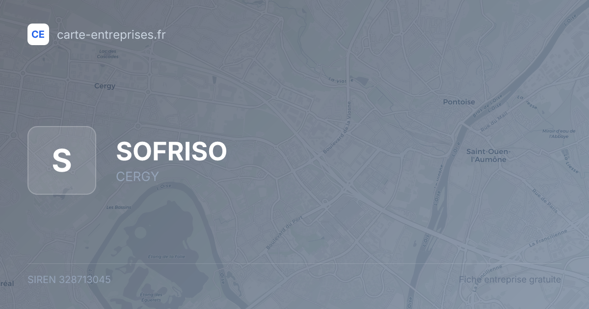 SOFRISO — 328713045 — fiche entreprise