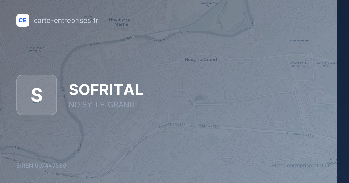 SOFRITAL — 507447589 — fiche entreprise