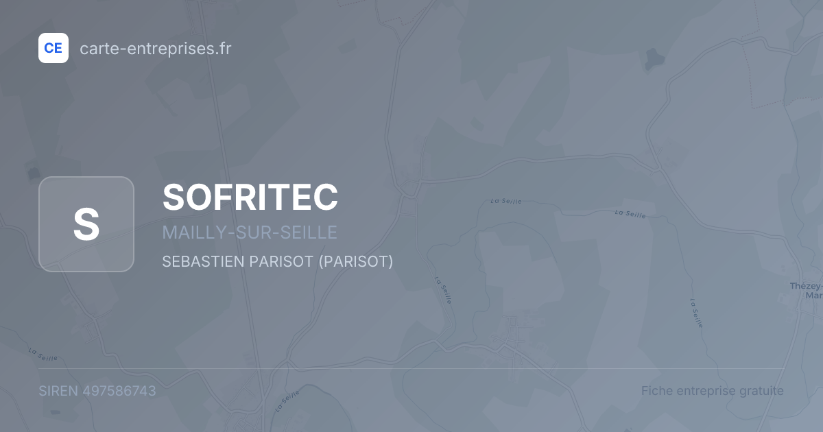 SOFRITEC — 497586743 — fiche entreprise