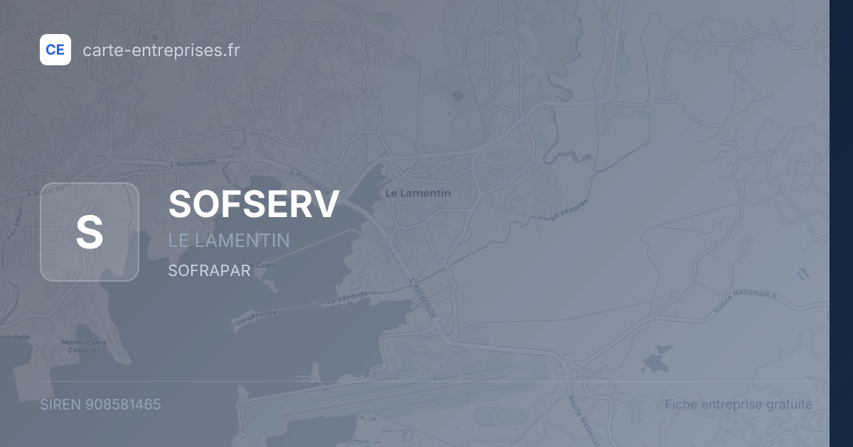 SOFSERV — 908581465 — fiche entreprise