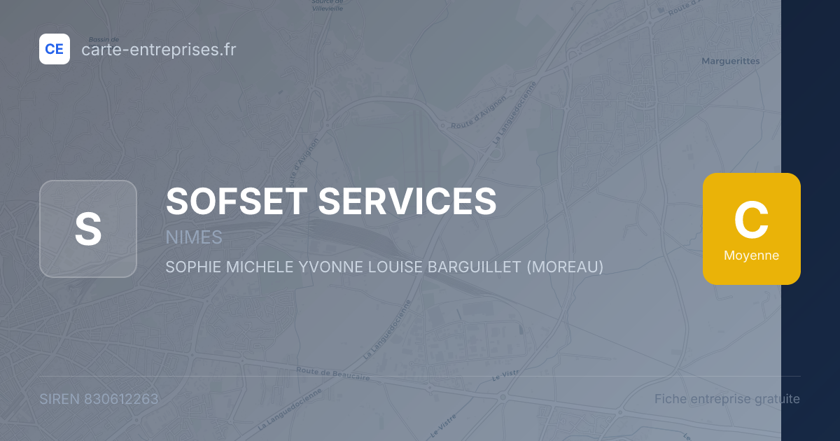 SOFSET SERVICES — 830612263 — fiche entreprise