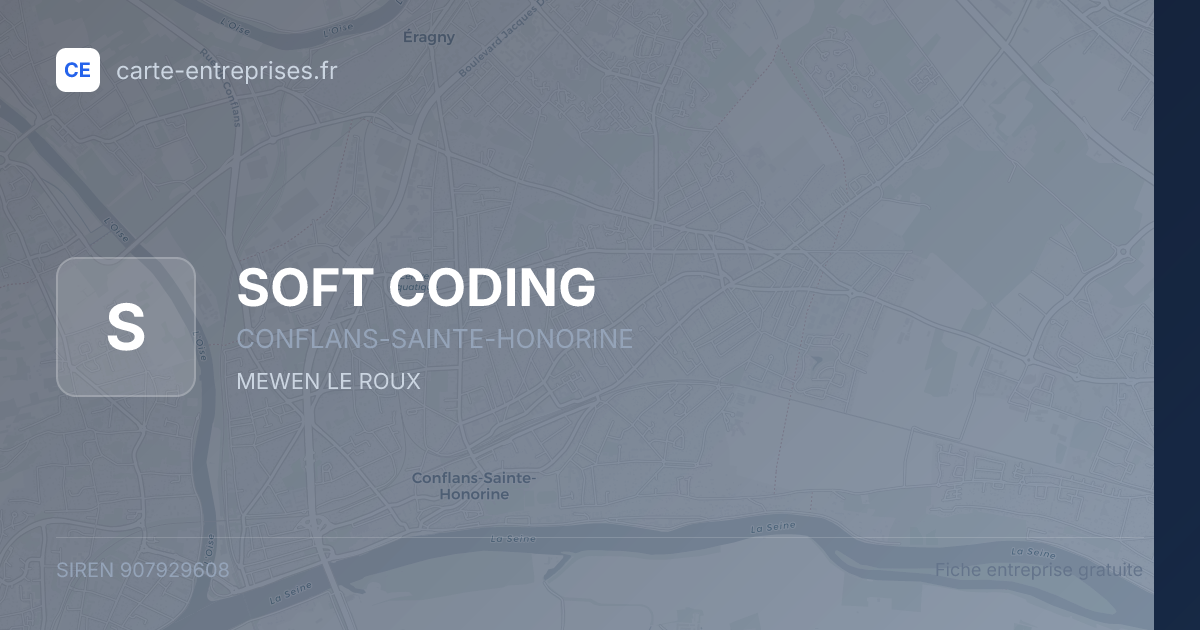 SOFT CODING — 907929608 — fiche entreprise