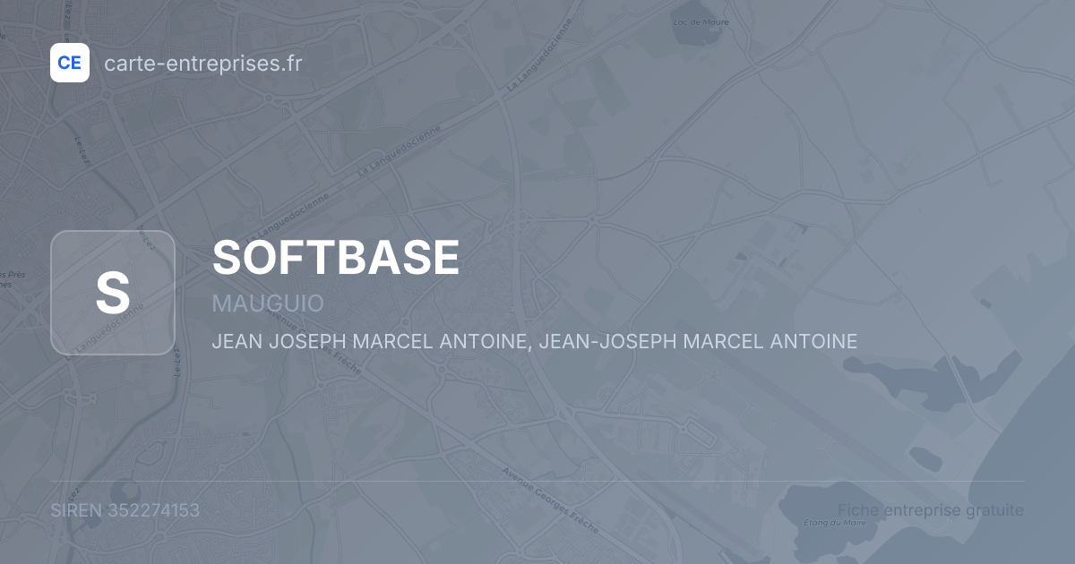 SOFTBASE — 352274153 — fiche entreprise