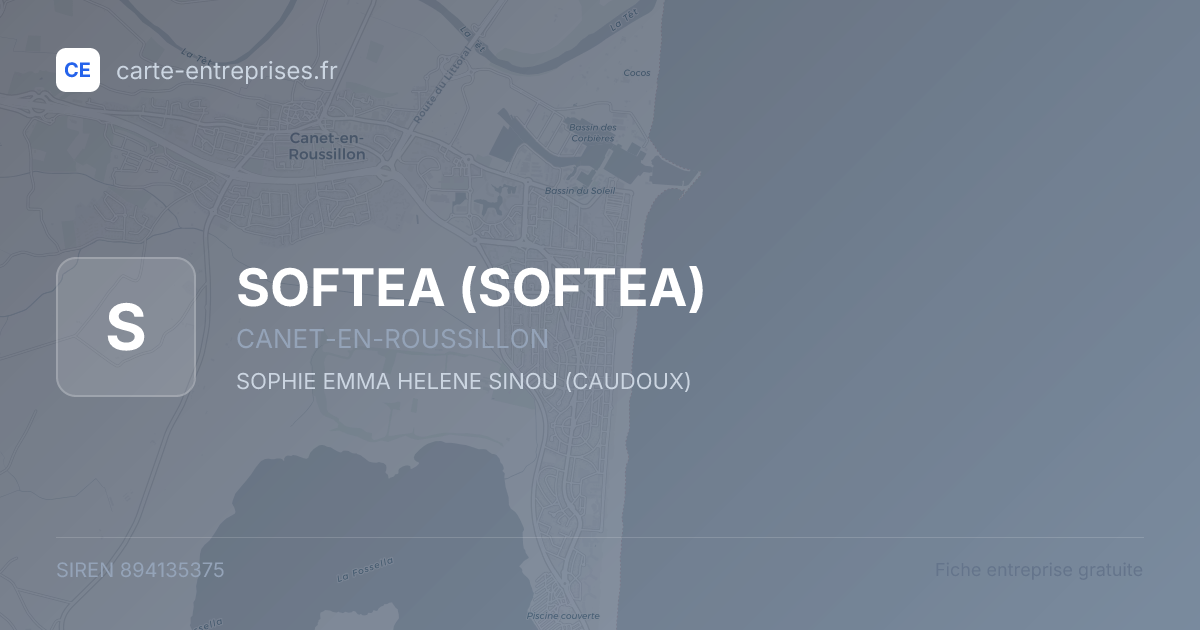 SOFTEA — 894135375 — fiche entreprise