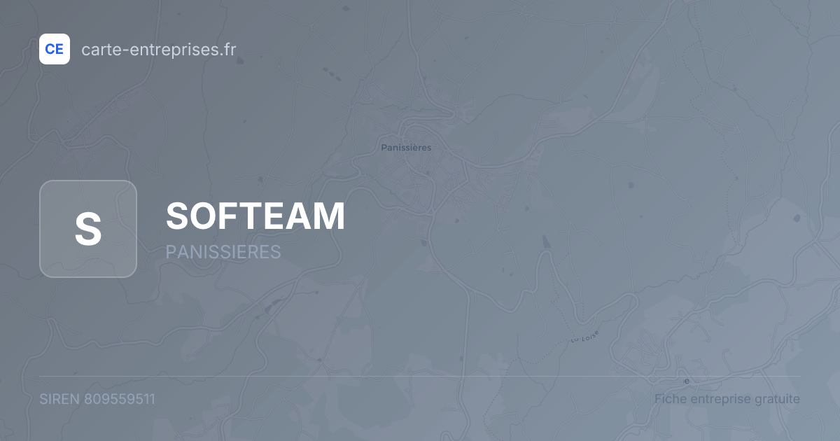 SOFTEAM — 809559511 — fiche entreprise