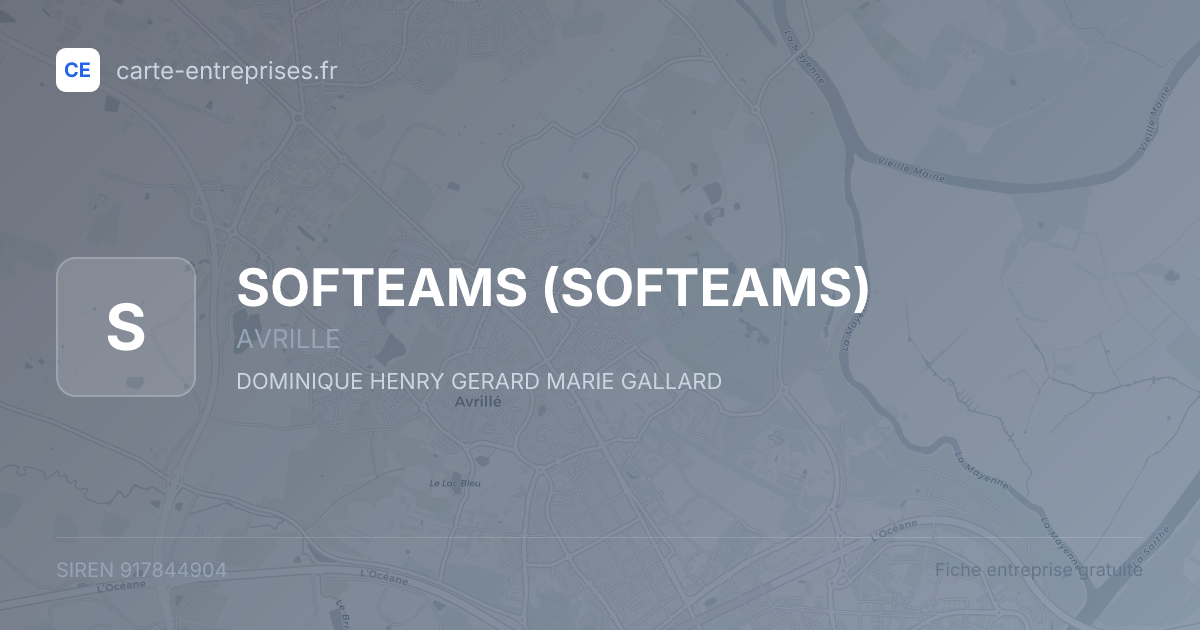 SOFTEAMS — 917844904 — fiche entreprise