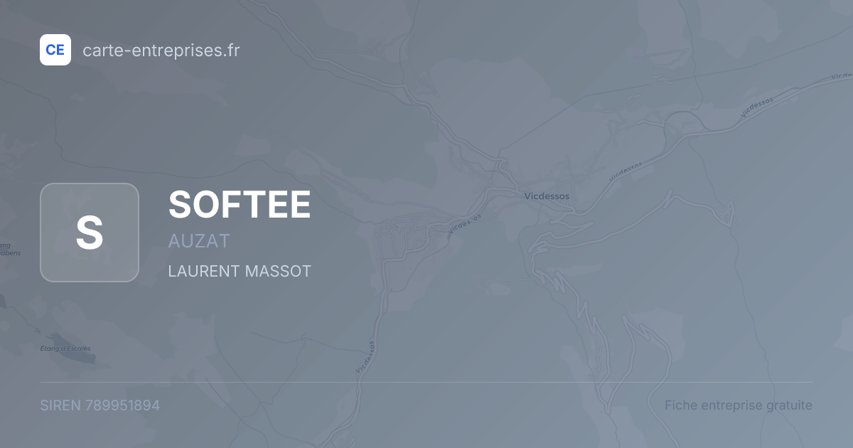 SOFTEE — 789951894 — fiche entreprise