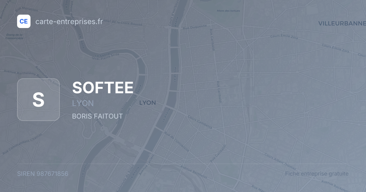 SOFTEE — 987671856 — fiche entreprise