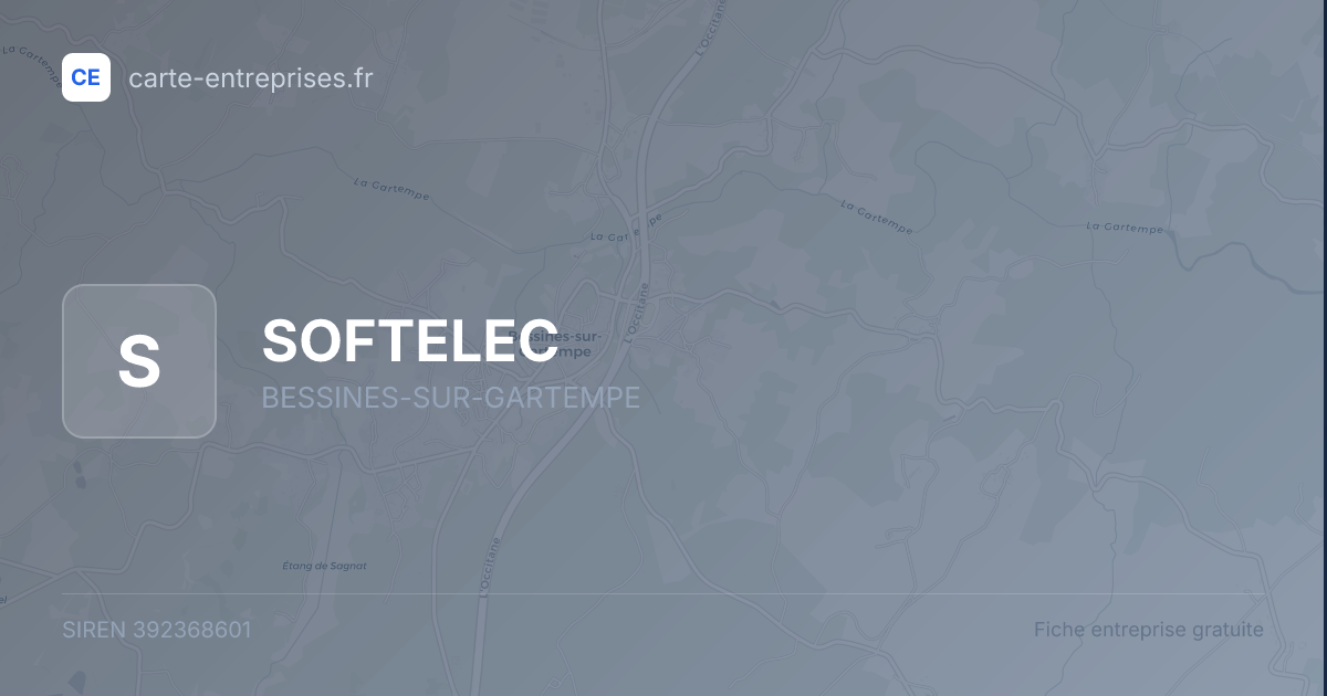 SOFTELEC — 392368601 — fiche entreprise