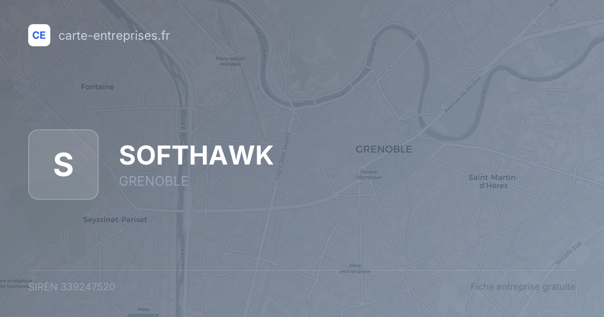 SOFTHAWK — 339247520 — fiche entreprise