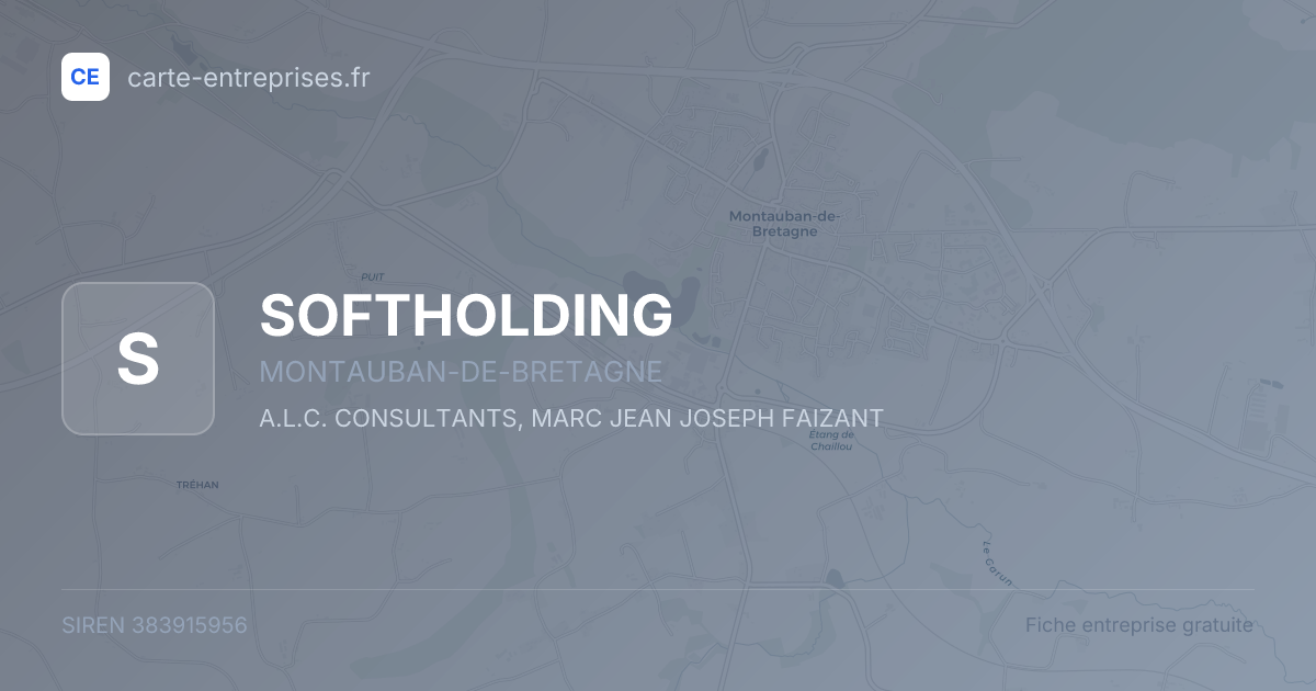 SOFTHOLDING — 383915956 — fiche entreprise