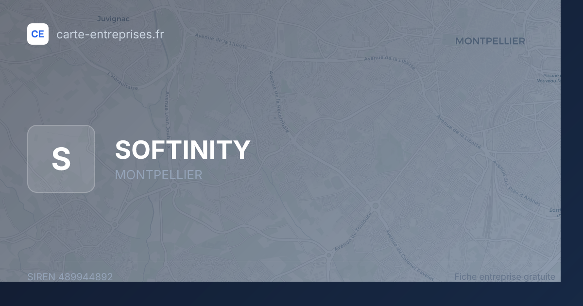 SOFTINITY — 489944892 — fiche entreprise