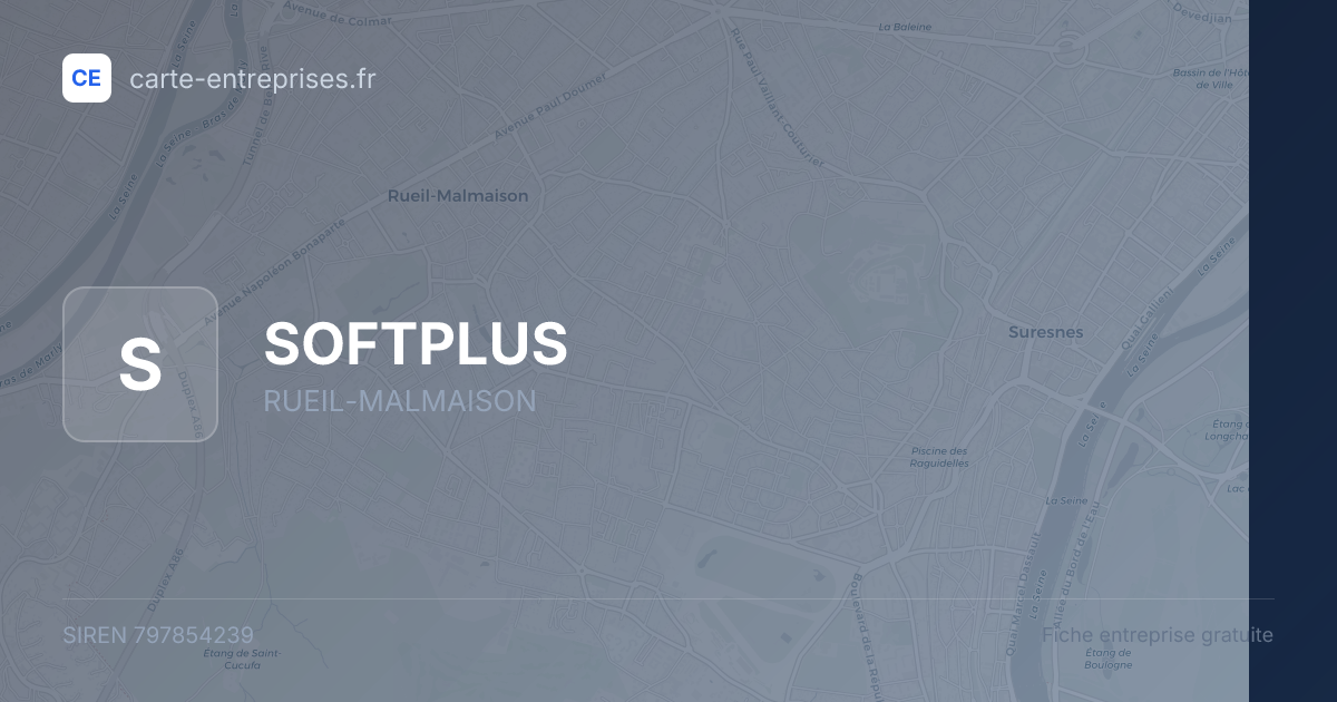 SOFTPLUS — 797854239 — fiche entreprise