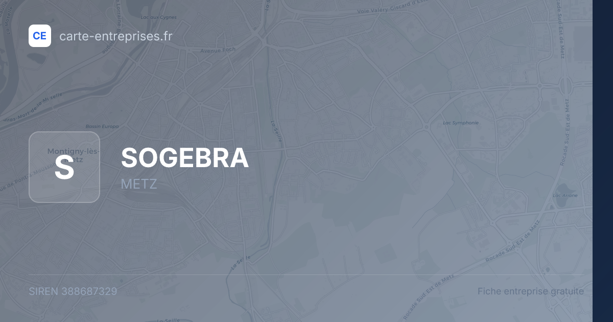 SOGEBRA — 388687329 — fiche entreprise