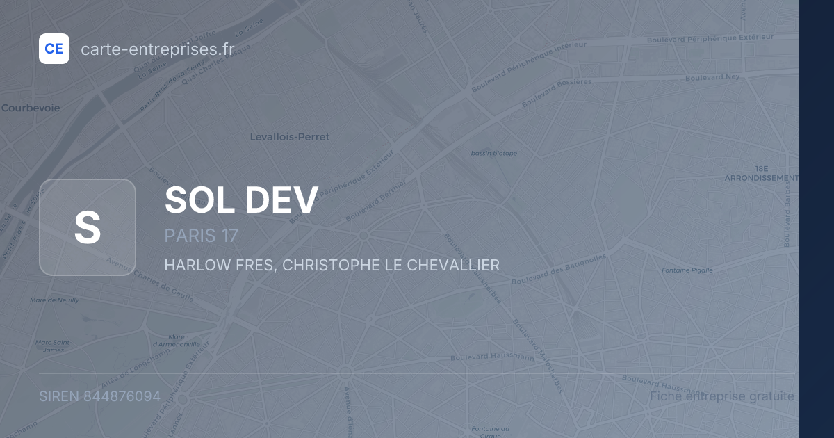 SOL DEV — 844876094 — fiche entreprise