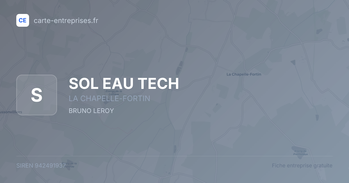 SOL EAU TECH — 942491937 — fiche entreprise