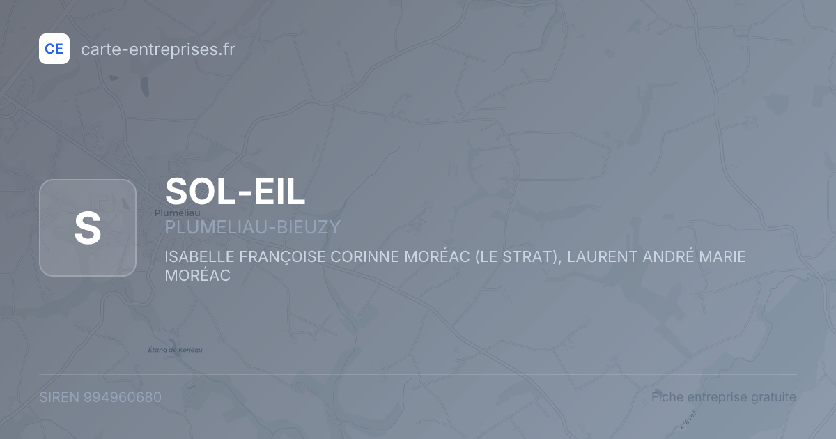 SOL-EIL — 994960680 — fiche entreprise