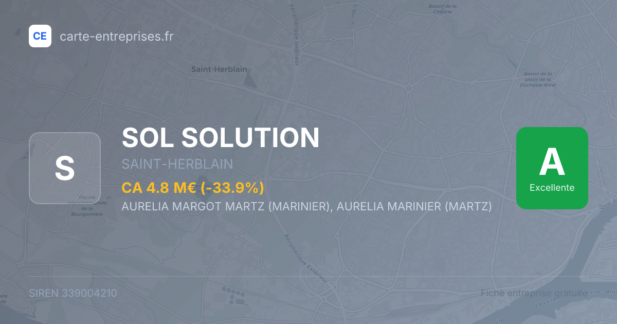 SOL SOLUTION — 339004210 — fiche entreprise