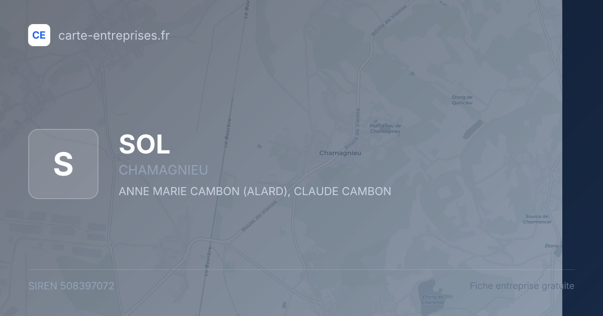 SOL — 508397072 — fiche entreprise