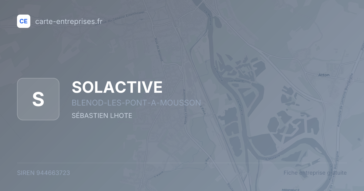 SOLACTIVE — 944663723 — fiche entreprise