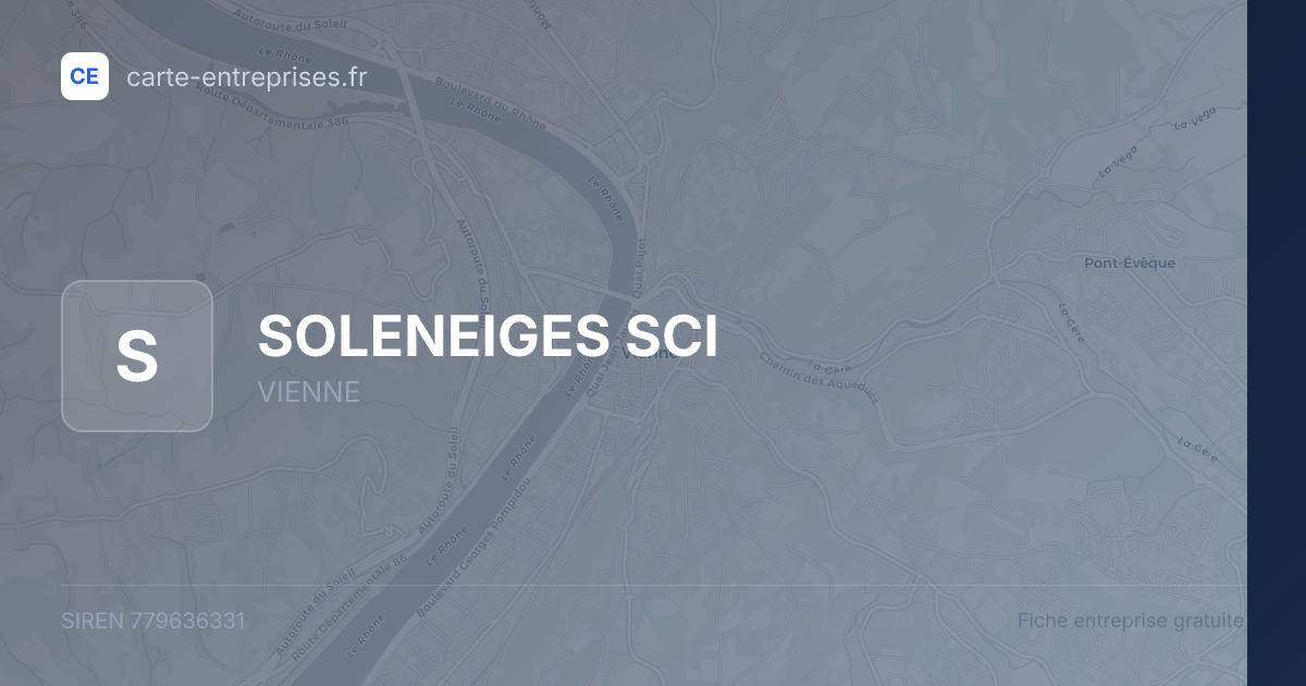 SOLENEIGES SCI — 779636331 — fiche entreprise