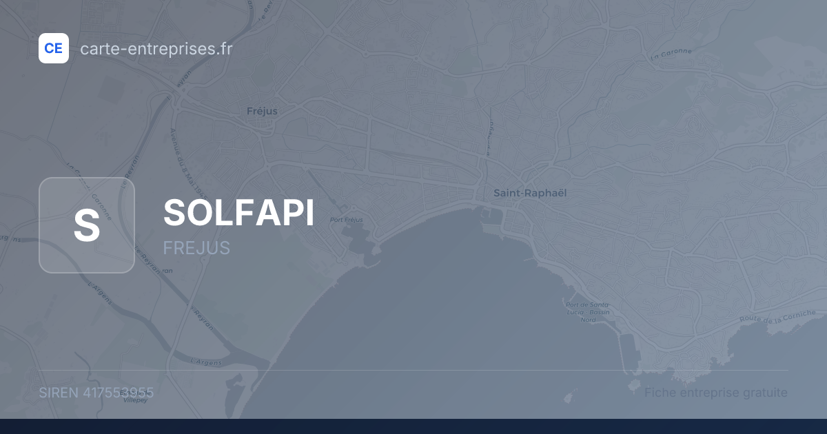 SOLFAPI — 417553955 — fiche entreprise