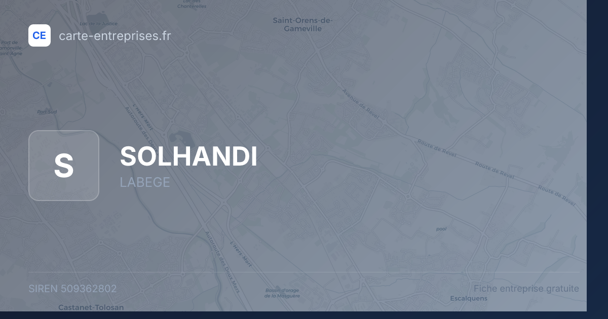 SOLHANDI — 509362802 — fiche entreprise