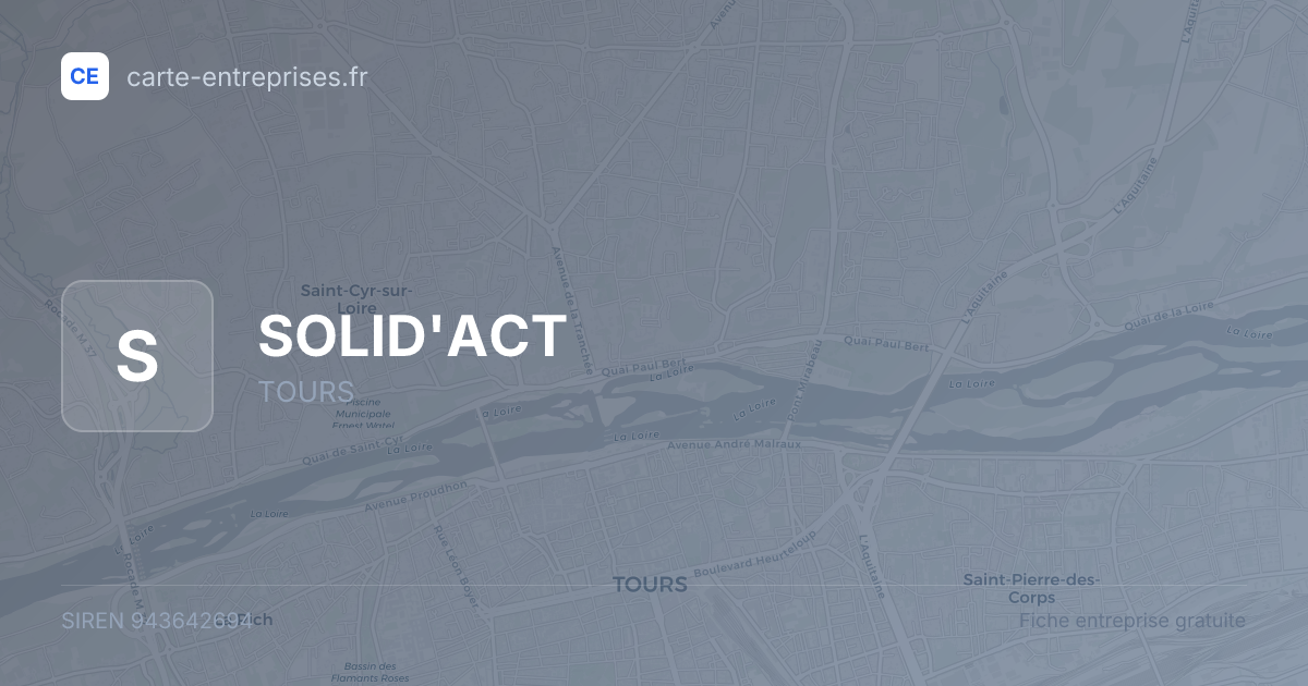 SOLID'ACT — 943642694 — fiche entreprise