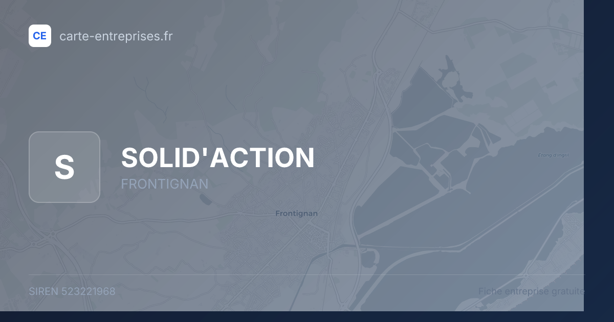 SOLID'ACTION — 523221968 — fiche entreprise