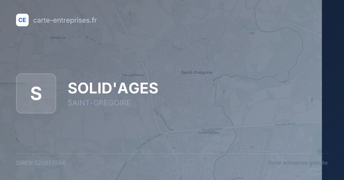 SOLID'AGES — 520977554 — fiche entreprise