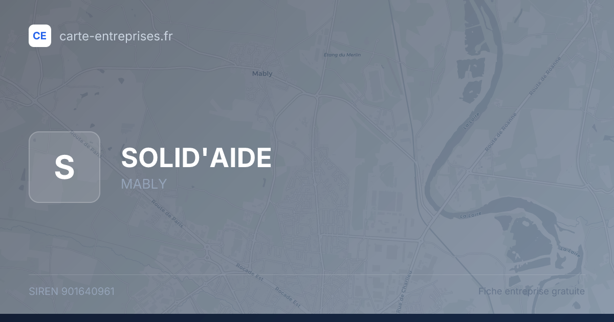 SOLID'AIDE — 901640961 — fiche entreprise