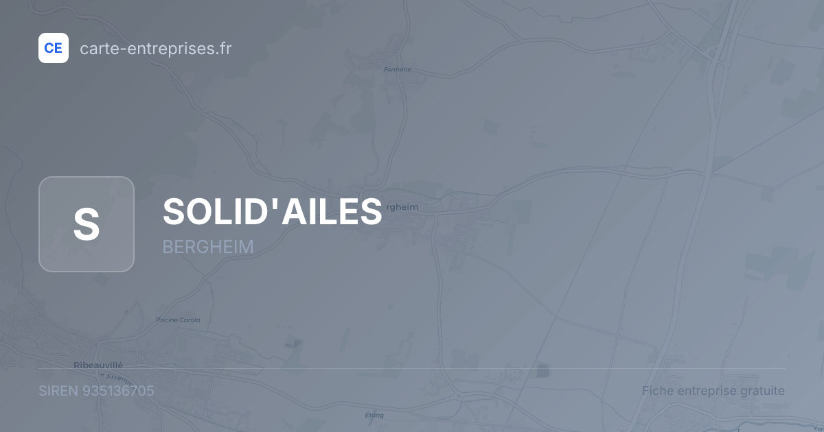SOLID'AILES — 935136705 — fiche entreprise