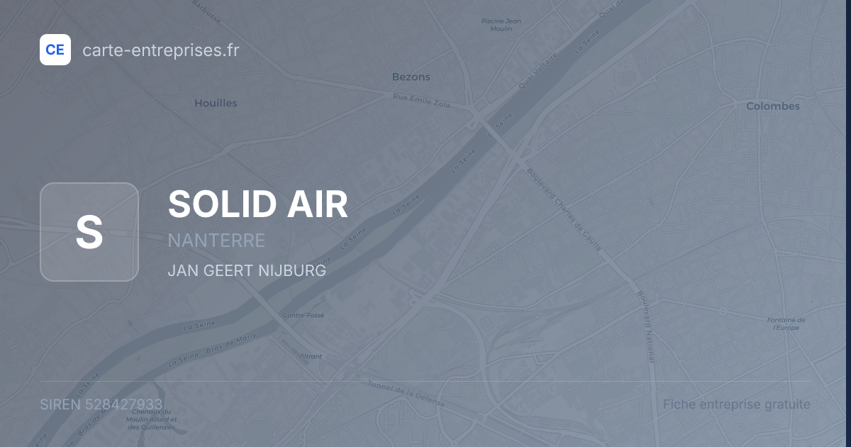 SOLID AIR — 528427933 — fiche entreprise