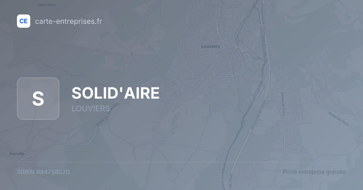 SOLID'AIRE — 884758020 — fiche entreprise