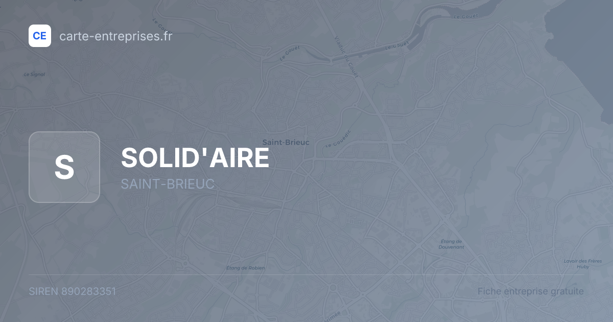SOLID'AIRE — 890283351 — fiche entreprise