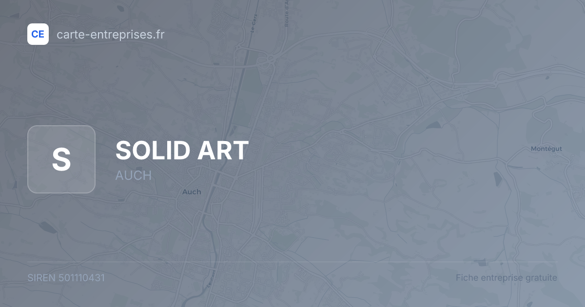 SOLID ART — 501110431 — fiche entreprise