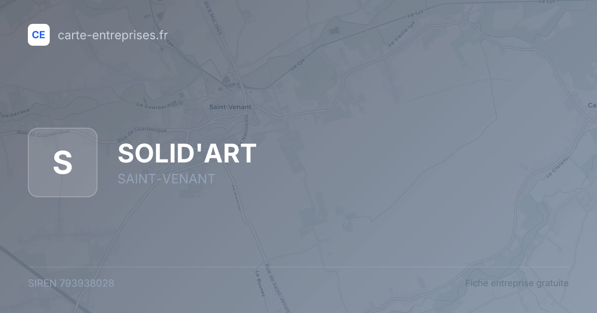 SOLID'ART — 793938028 — fiche entreprise