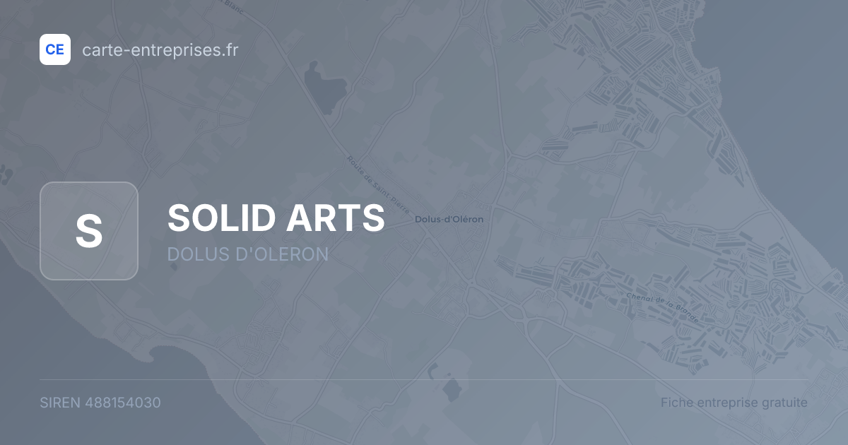 SOLID ARTS — 488154030 — fiche entreprise