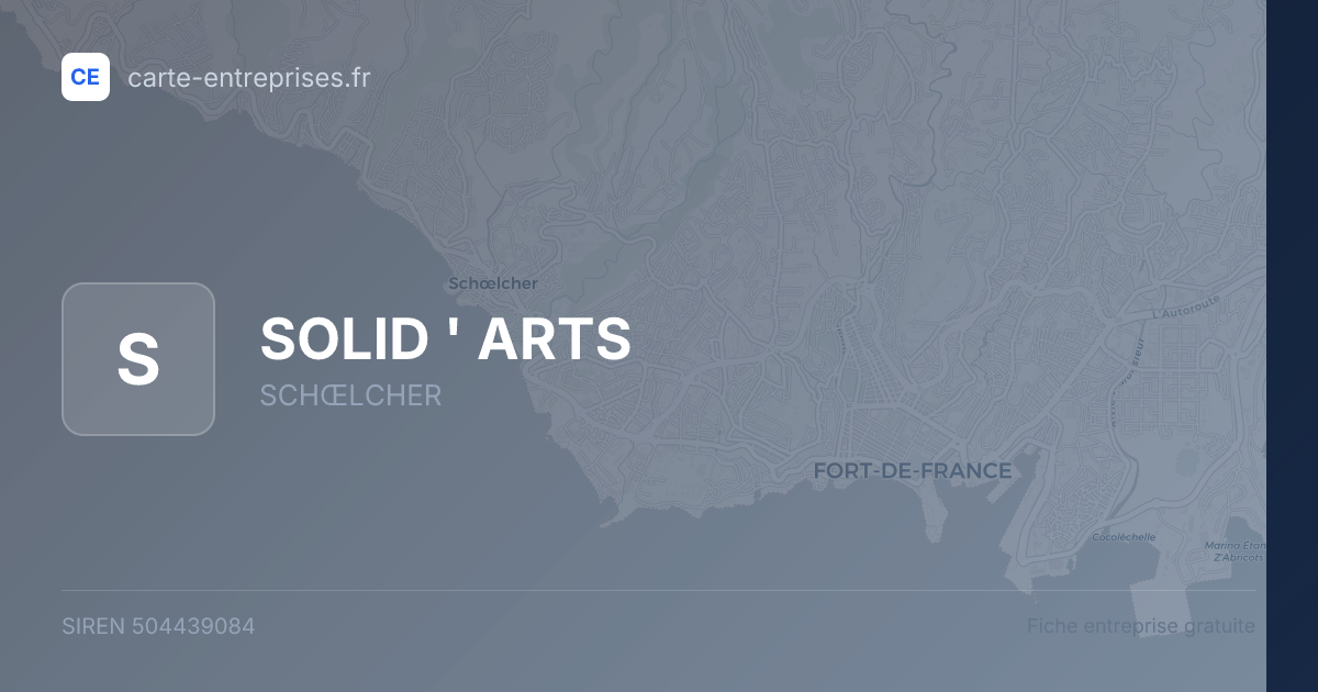 SOLID ' ARTS — 504439084 — fiche entreprise