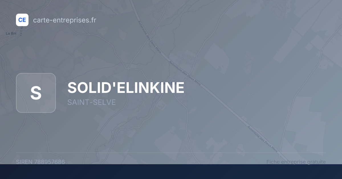 SOLID'ELINKINE — 788957686 — fiche entreprise